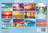 Calendar (Rectangle) - Sunsets And Beaches