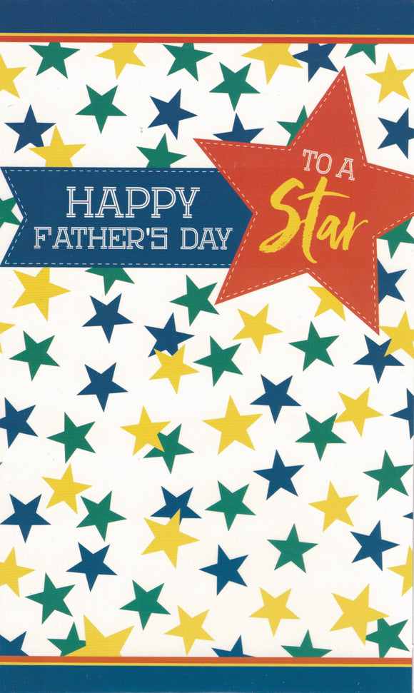 Jordan Fathers Day Greeting Card - To A Star