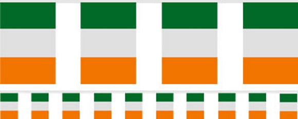 Ireland Bunting (10x21cm) L:3M 12 Flags