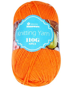 #22 Knitting Yarn (110g) - Light Orange