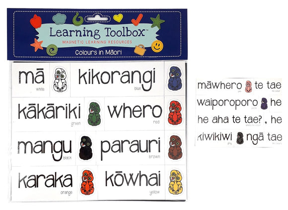 Magnetic Learning Resources - Colours In Maori