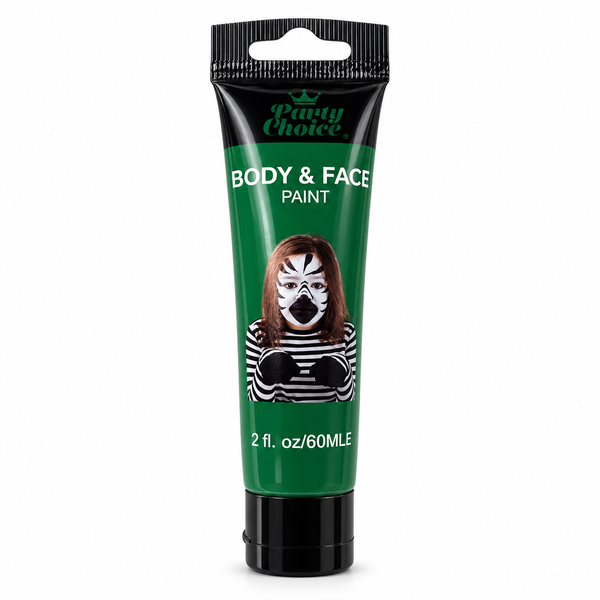 Dark Green body and face paint, 60ml tube