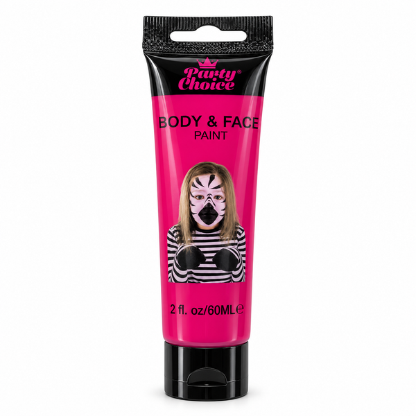 Hot Pink body and face paint, 60ml tube