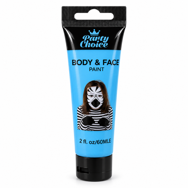 Light Blue body and face paint, 60ml tube