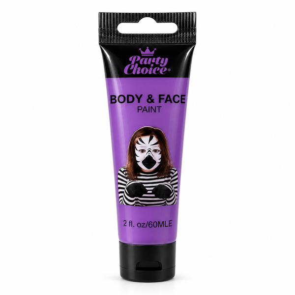 Purple body and face paint, 60ml tube