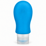 90 ml silicone travel lotion bottle in blue