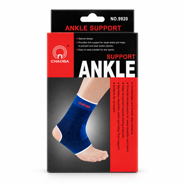 CHROBA Compression Support - Ankle - Blue (2 Pack)