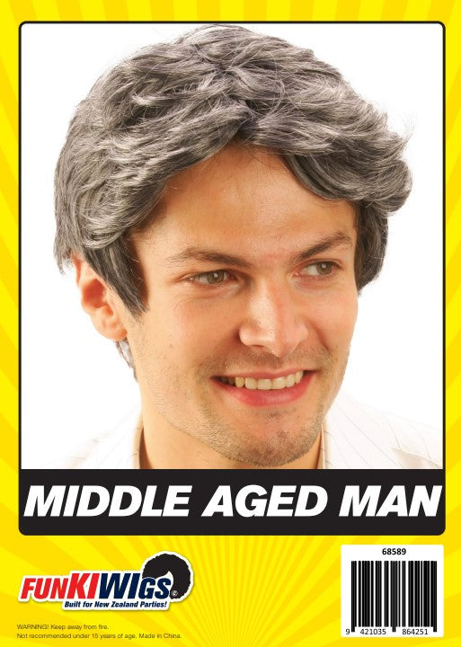 Middle Aged Man adult wig