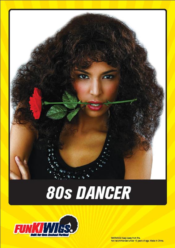 80s Dancer adult wig
