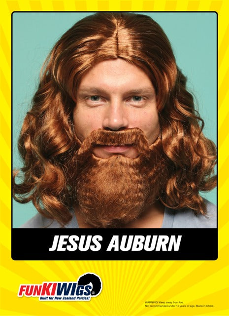 Jesus Auburn adult wig