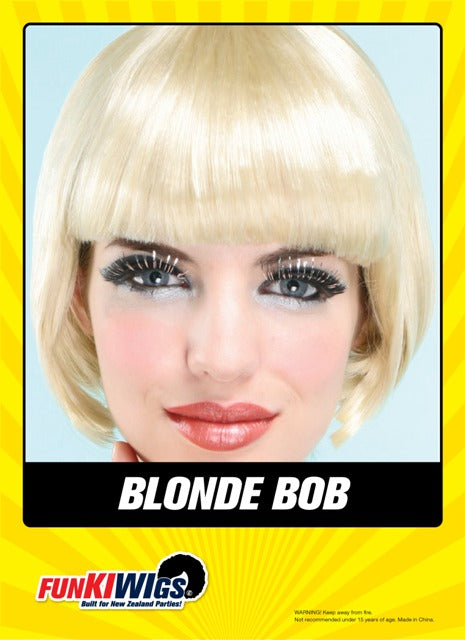 Blonde Bob adult wig