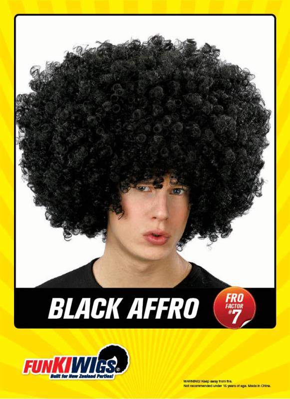 Black Affro (Fro Factor 7) adult wig