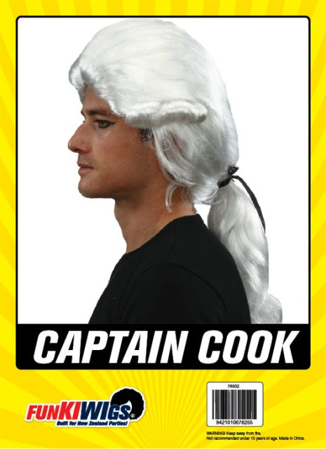 Captain Cook adult wig