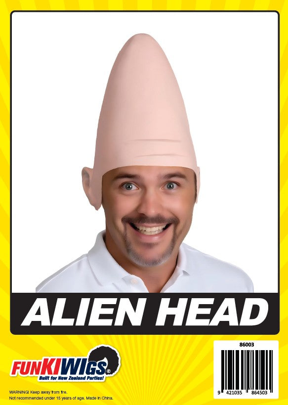Alien Head adult wig