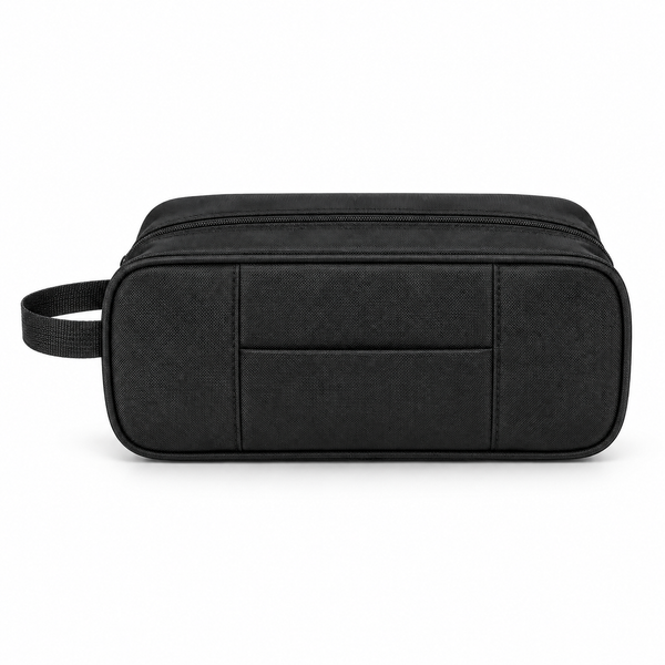 SuperDeal Black Cosmetic Bag – 26 × 16 × 9 cm