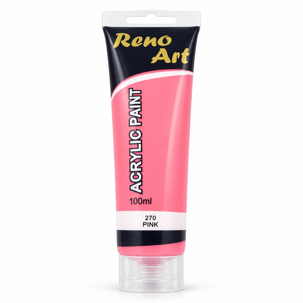 #270 Reno Art Acrylic Paint (100ml) - Pink