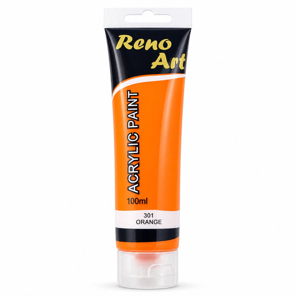 #301 Reno Art Acrylic Paint (100ml) - Orange