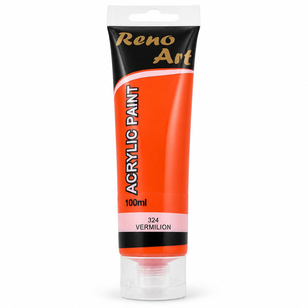 #324 Reno Art Acrylic Paint (100ml) - Vermilion