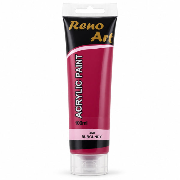 #360 Reno Art Acrylic Paint (100ml) - Burgundy