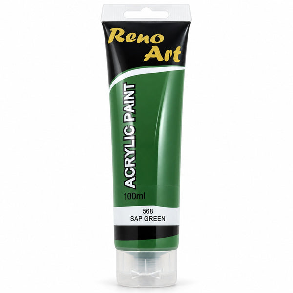 #568 Reno Art Acrylic Paint (100ml) - Sap Green
