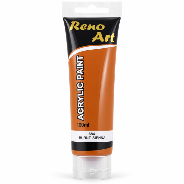 #684 Reno Art Acrylic Paint (100ml) - Burnt Sienna
