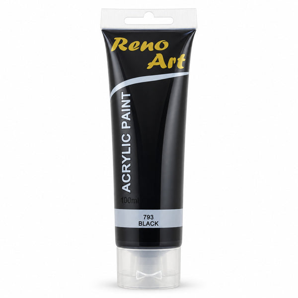 #793 Reno Art Acrylic Paint (100ml) - Black