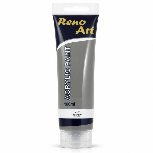 #796 Reno Art Acrylic Paint (100ml) - Grey