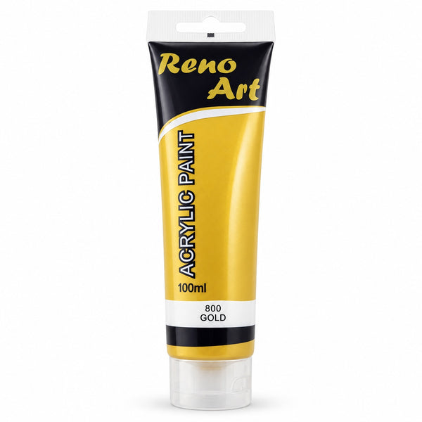 #800 Reno Art Acrylic Paint (100ml) - Gold
