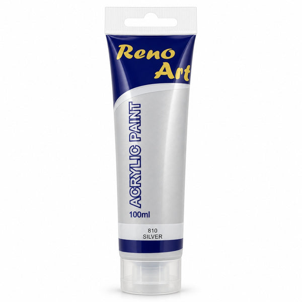 #810 Reno Art Acrylic Paint (100ml) - Silver