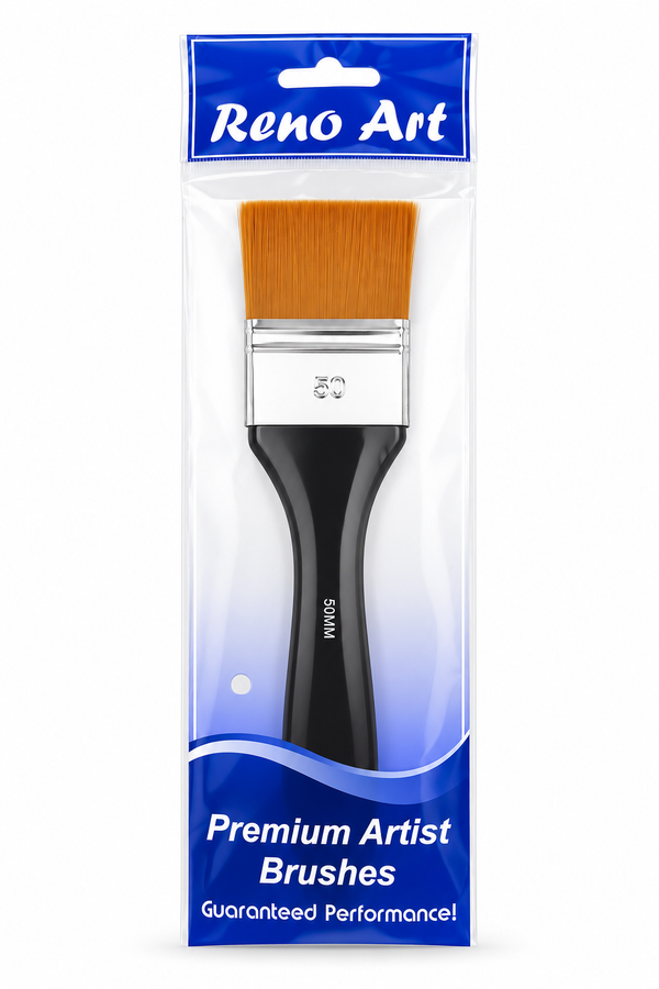 Reno Art Flat Synthetic Brush - 50mm (BS-844F50)