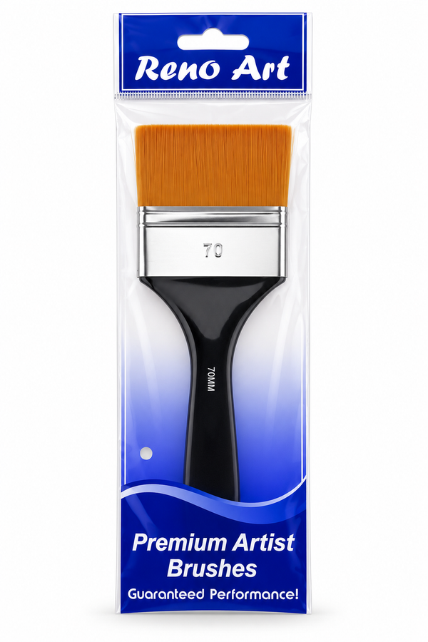 Reno Art Flat Synthetic Brush - 70mm (BS-844F70)