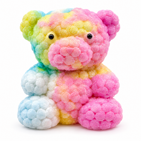 BT153BEA — Rainbow bear squishy