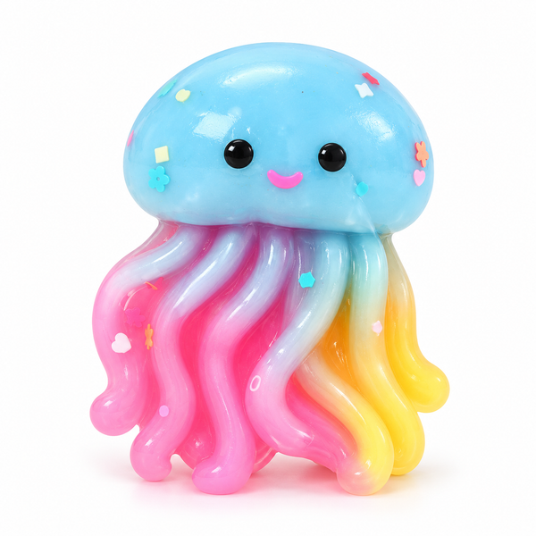 BT153OCT — Rainbow octopus squishy