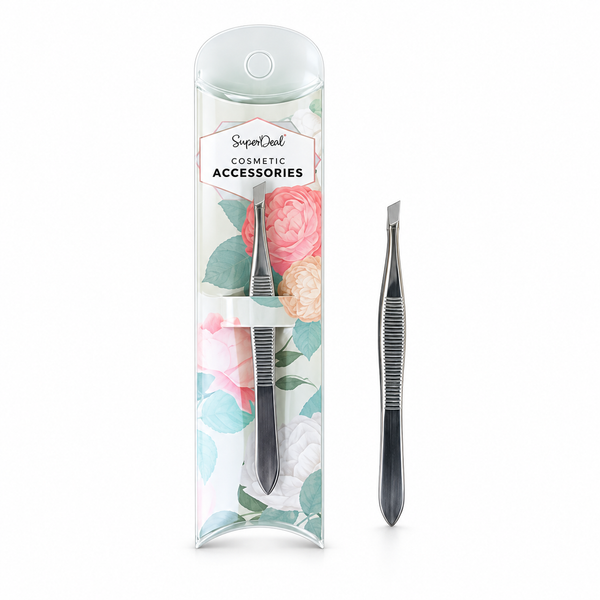 SuperDeal Slanted-Tip Tweezers