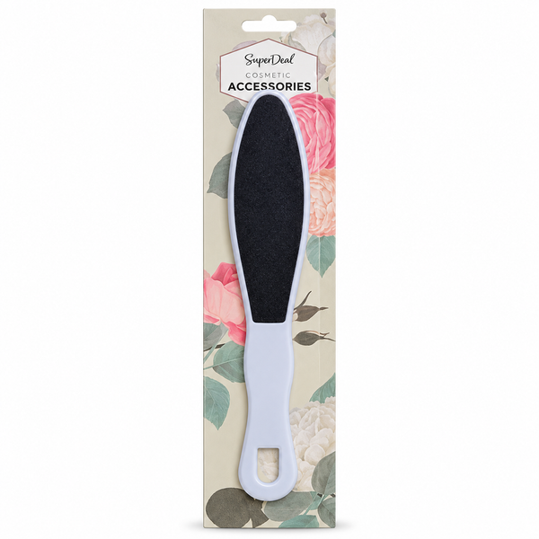 SuperDeal Oval Nail File – White
