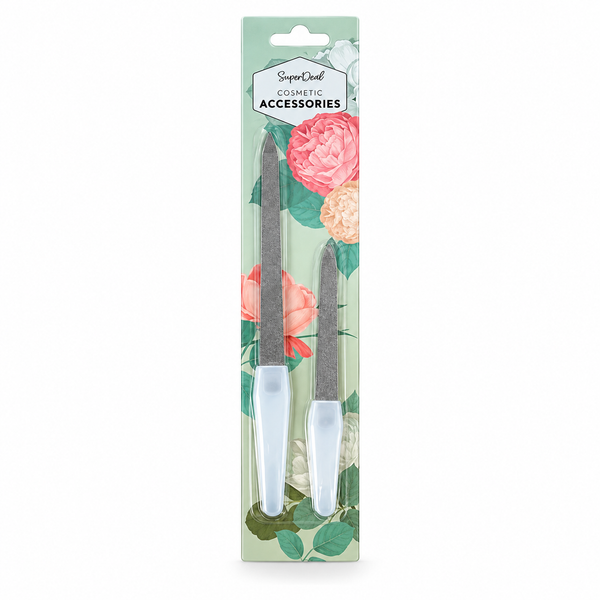 SuperDeal Nail Files – 13 cm & 18 cm, 2 Pack