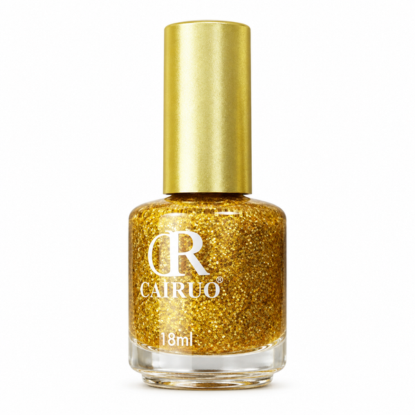 CR Glitter Nail Polish 18ml – 08 Gold