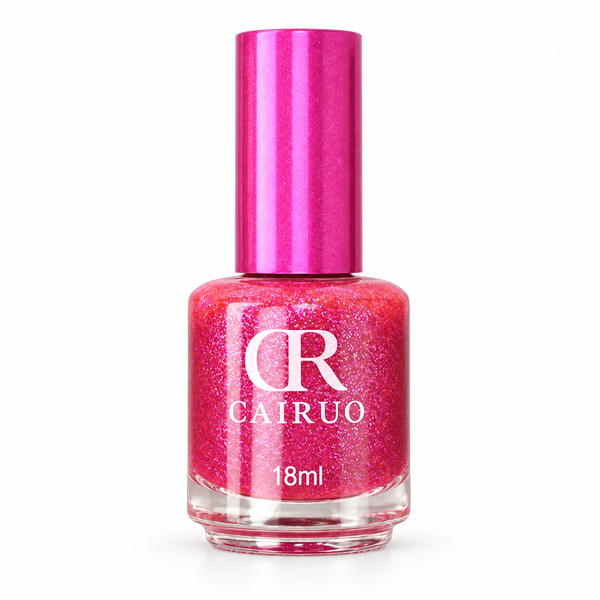 CR Glitter Nail Polish 18ml – 19 Bright Pink