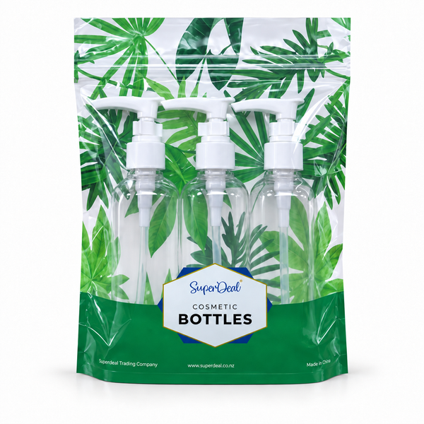 Travel Pump Bottles – 75 ml, 3 Pack