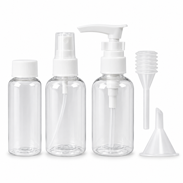 Mixed Travel Bottle Set – 3 Pieces