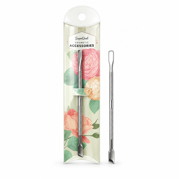 SuperDeal Double-Ended Cuticle Pusher