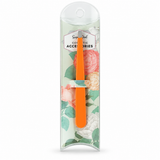 SuperDeal Neon Slanted-Tip Tweezers – Orange