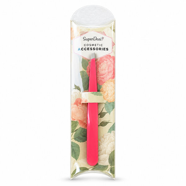 SuperDeal Pink Pointed-Tip Tweezers