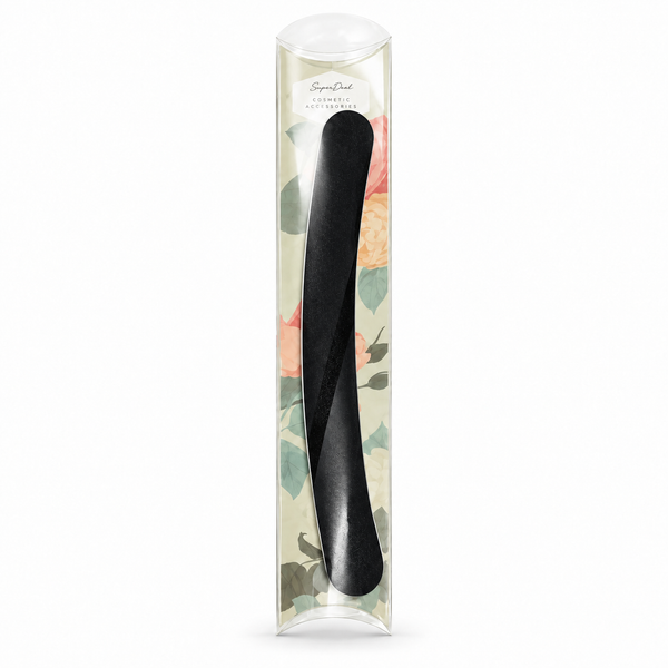 SuperDeal Black Curved Nail File