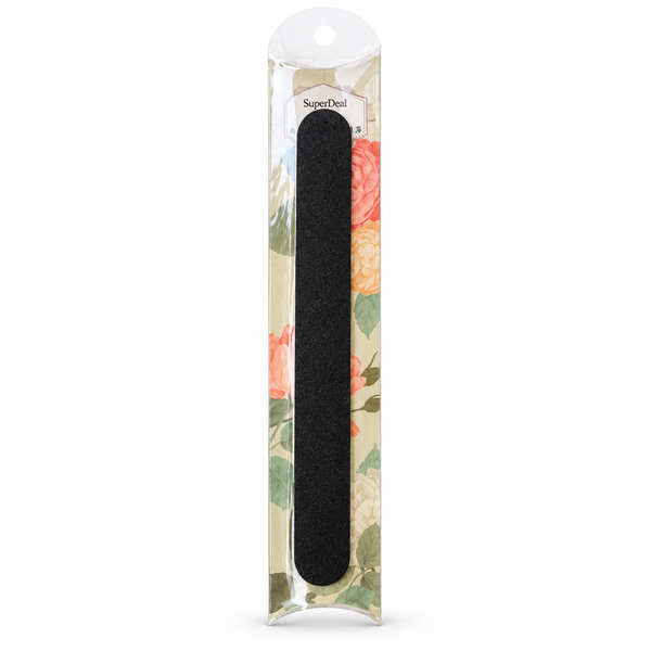 SuperDeal Black Straight Nail File