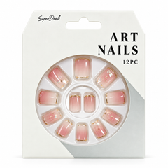 Artificial Nails with Glue – Assorted Designs – design 1