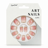 Artificial Nails with Glue – Assorted Designs – design 1