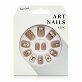 Artificial Nails with Glue – Assorted Designs – design 5