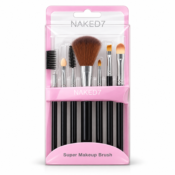 SuperDeal Cosmetic Brush Set – 7 Pieces