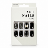 Artificial Nails with Craft Crystals 12pc – Assorted (CS0897) – design 2